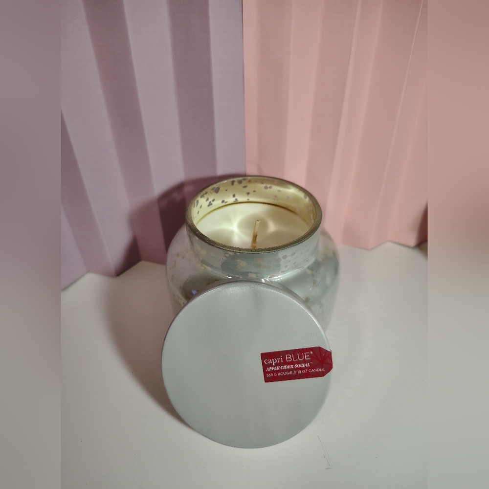 Capri Blue Holiday Mercury Jar Candle - Apple Cider Social (19 oz) - Picture 5 of 9